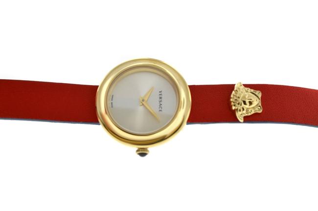 Versace Gold New V-flare Vebn00418 Steel Wrap Around Bracelet Quartz Watch Versace Gold New V-flare Vebn00418 Steel Wrap Around Bracelet Quartz Watch