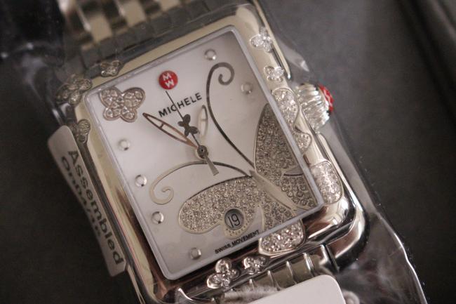 Michele Silver Extreme Butterfly Diamond White Dial Ladies Mww04b000001 Watch Michele Silver Extreme Butterfly Diamond White Dial Ladies Mww04b000001 Watch