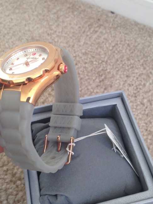 Michele Gold / Grey Jelly Tahitian Bean Petite Gold/Grey Watch Michele Gold / Grey Jelly Tahitian Bean Petite Gold/Grey Watch