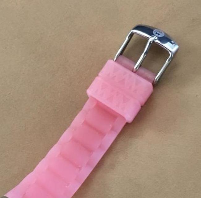 Michele Pink Jelly Mww12p00008 Tahitian Petie Bean Topaz Dial Watch Michele Pink Jelly Mww12p00008 Tahitian Petie Bean Topaz Dial Watch