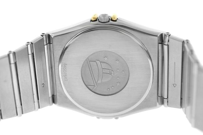 Omega Silver Manhattan Constellation 396.1070.1 396.1080.1 Day Date Gold 32mm Watch Omega Silver Manhattan Constellation 396.1070.1 396.1080.1 Day Date Gold 32mm Watch
