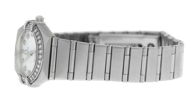Omega Silver Constellation Ladies 1460.75 Steel Mop Diamond Quartz 22mm Watch Omega Silver Constellation Ladies 1460.75 Steel Mop Diamond Quartz 22mm Watch