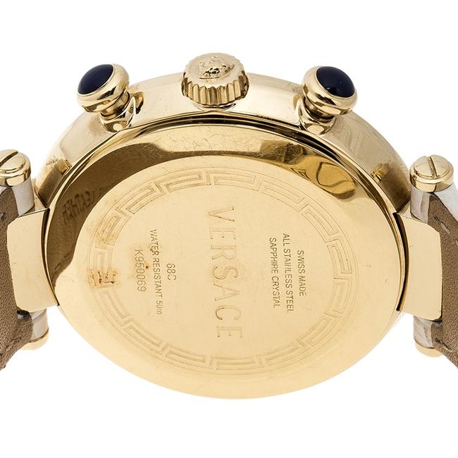 Versace White Mother Of Pearl Gold Plated Steel Aion68c Wristwatch40mm Watch Versace White Mother Of Pearl Gold Plated Steel Aion68c Wristwatch40mm Watch