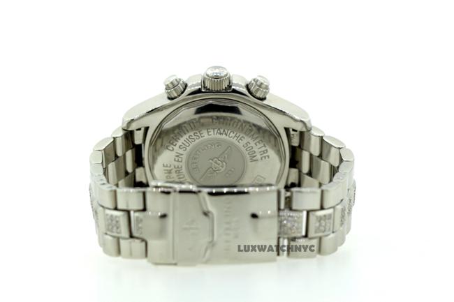 Breitling Stainless Steel Choronomat Superocean 6ct Diamond with Appraisal Watch Breitling Stainless Steel Choronomat Superocean 6ct Diamond with Appraisal Watch