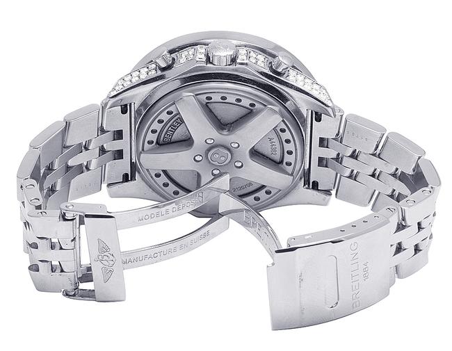 Breitling Stainless Steel Black Custom Mens Bentley 6.75 A4436412 48mm Dial Diamond 14.0ct Watch Breitling Stainless Steel Black Custom Mens Bentley 6.75 A4436412 48mm Dial Diamond 14.0ct Watch