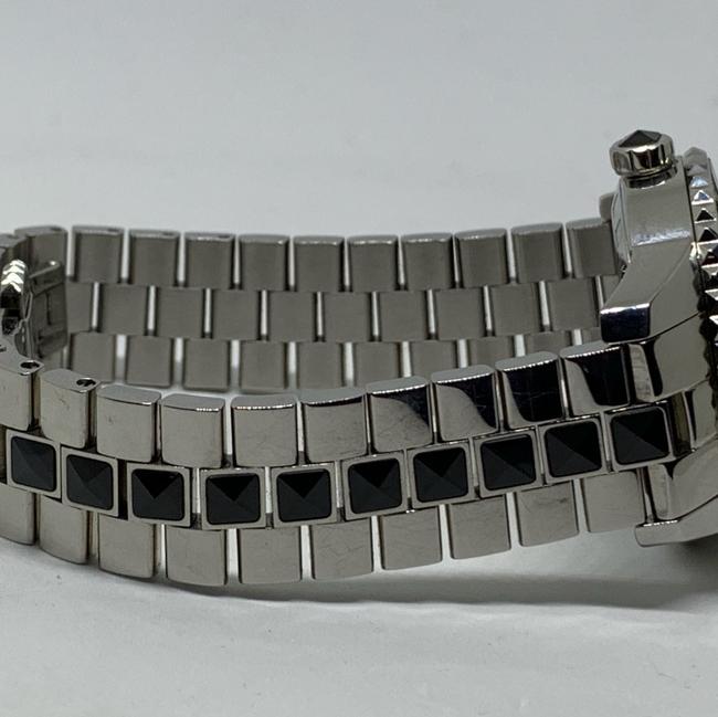 Dior Black Christal Steel and Diamonds Cd11315 Watch Dior Black Christal Steel and Diamonds Cd11315 Watch