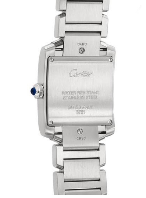 Cartier Silver Tank Francaise Dial Mens Watch Cartier Silver Tank Francaise Dial Mens Watch