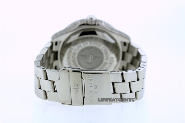 Breitling 5ct Super Ocean Model A17360 Diamond S/S Watch Breitling 5ct Super Ocean Model A17360 Diamond S/S Watch