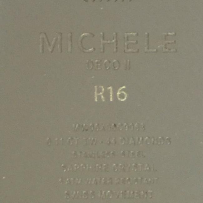 Michele Silver Gold Deco Ii Womens 44 Diamonds Two-tone Head Mw06x00c9963 Watch Michele Silver Gold Deco Ii Womens 44 Diamonds Two-tone Head Mw06x00c9963 Watch