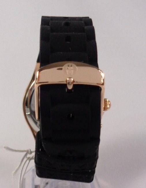 Michele Black/Rose Gold Jelly Mww12f000035 Womens Bean Chronograph Plated Silicon New Watch Michele Black/Rose Gold Jelly Mww12f000035 Womens Bean Chronograph Plated Silicon New Watch