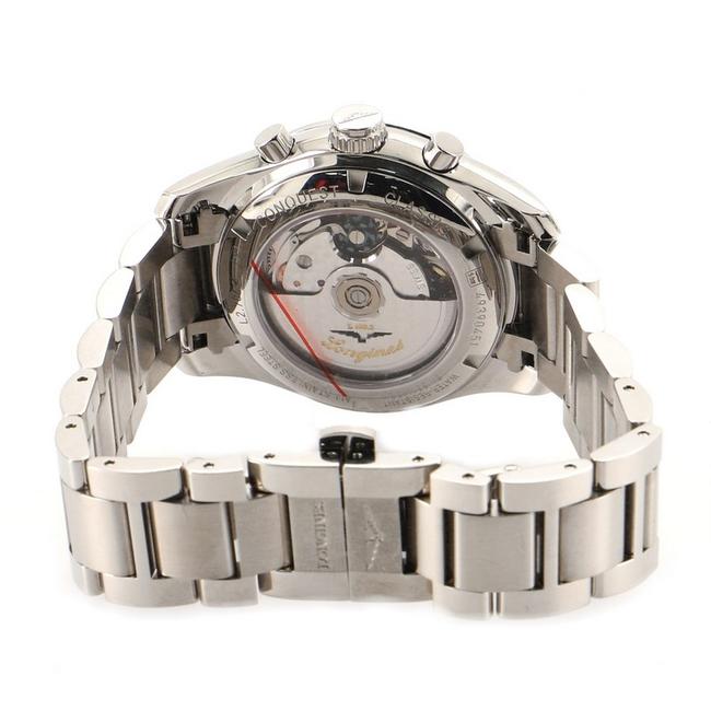 Longines Black Conquest Classic Chronograph Stainless Steel 41 Watch Longines Black Conquest Classic Chronograph Stainless Steel 41 Watch