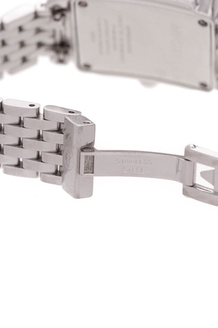 Michele Silver Mini Deco Diamond Watch Michele Silver Mini Deco Diamond Watch