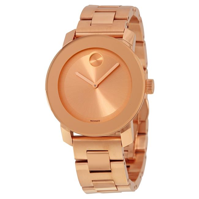 Movado Rose Gold Stainless Bracelet Womens Quartz 3600342 Watch Movado Rose Gold Stainless Bracelet Womens Quartz 3600342 Watch