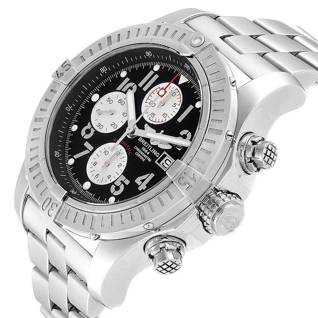 Breitling Black Aeromarine Super Avenger Dial Mens A13370 Watch Breitling Black Aeromarine Super Avenger Dial Mens A13370 Watch