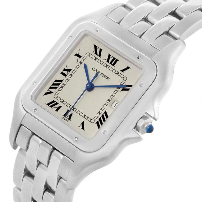 Cartier Silver Panthere Jumbo Stainless Steel Quartz W25032p5 Papers Watch Cartier Silver Panthere Jumbo Stainless Steel Quartz W25032p5 Papers Watch