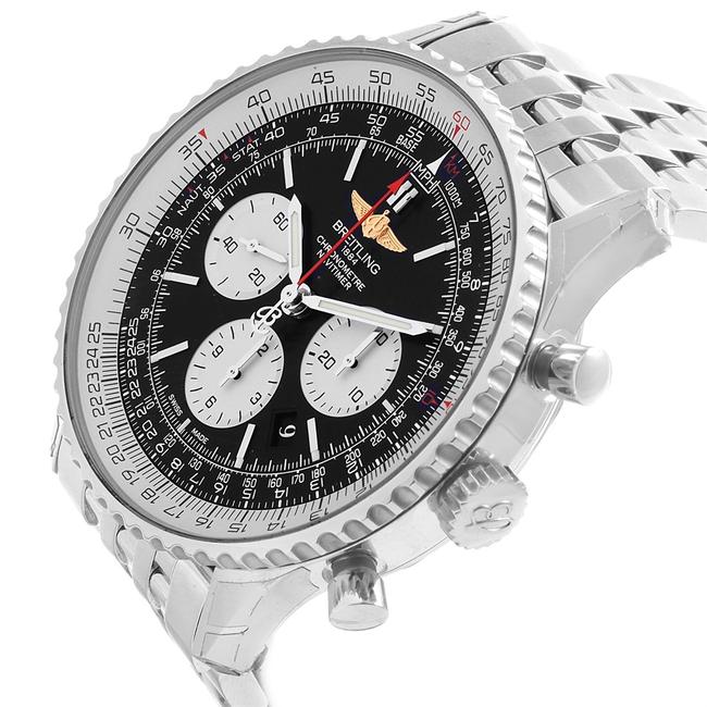 Breitling Black Navitimer 01 46mm Dial Steel Mens Ab0127 Watch Breitling Black Navitimer 01 46mm Dial Steel Mens Ab0127 Watch
