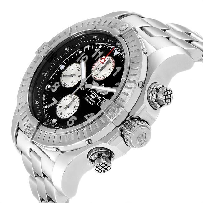 Breitling Black Aeromarine Super Avenger Dial Mens A13370 Watch Breitling Black Aeromarine Super Avenger Dial Mens A13370 Watch