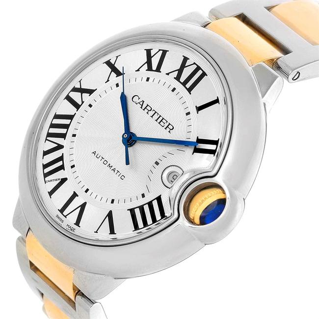 Cartier Silver Box Ballon Bleu Steel Yellow Gold Mens W69009z3 Papers Watch Cartier Silver Box Ballon Bleu Steel Yellow Gold Mens W69009z3 Papers Watch