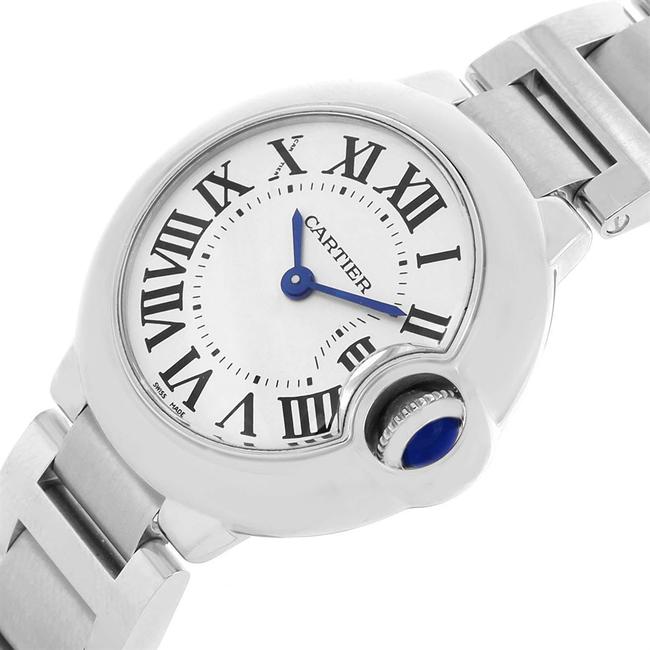 Cartier Silver Ballon Blue 29 Dial Blue Hands Ladies W69010z4 Watch Cartier Silver Ballon Blue 29 Dial Blue Hands Ladies W69010z4 Watch