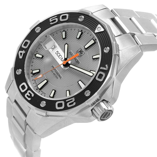 TAG Heuer Grey Aquaracer Dial Steel Mens Waj1111 Watch TAG Heuer Grey Aquaracer Dial Steel Mens Waj1111 Watch