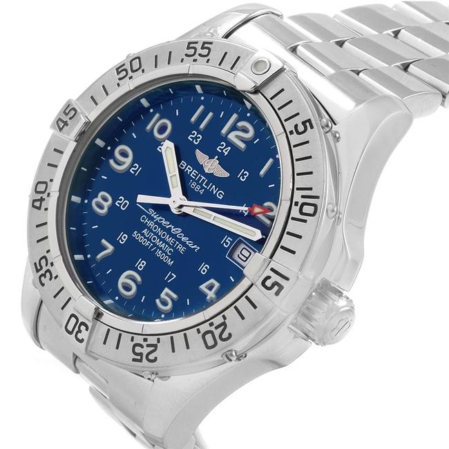 Breitling Blue Superocean Steelfish Dial Mens A17360 Watch Breitling Blue Superocean Steelfish Dial Mens A17360 Watch