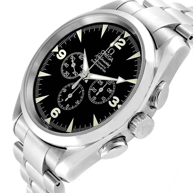 Omega Black Aqua Terra Railmaster Chronograph Mens 2512.52.00 Card Watch Omega Black Aqua Terra Railmaster Chronograph Mens 2512.52.00 Card Watch