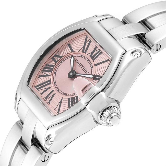 Cartier Pink Roadster Dial Stainless Steel Ladies W62017v3 Watch Cartier Pink Roadster Dial Stainless Steel Ladies W62017v3 Watch