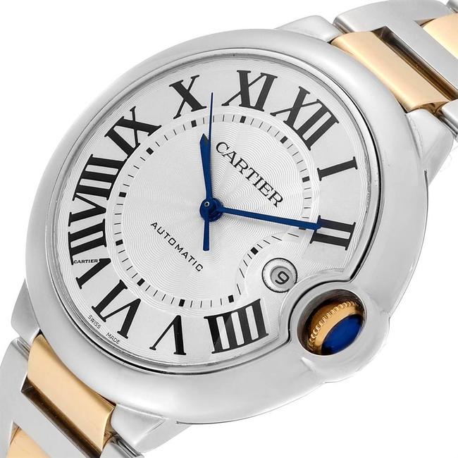 Cartier Silver Ballon Bleu Dial Steel Yellow Gold Mens W69009z3 Watch Cartier Silver Ballon Bleu Dial Steel Yellow Gold Mens W69009z3 Watch