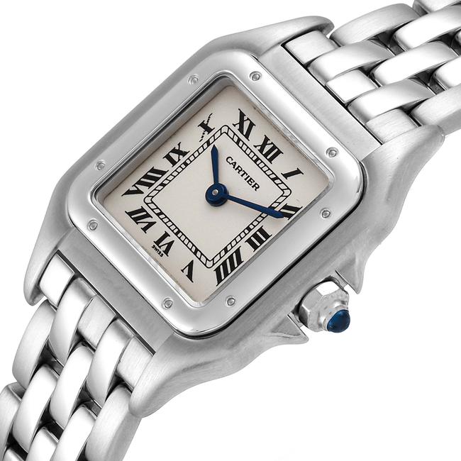 Cartier Silvered Panthere Ladies Small Stainless Steel W25033p5 Watch Cartier Silvered Panthere Ladies Small Stainless Steel W25033p5 Watch