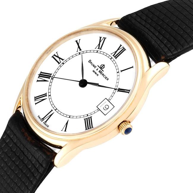 Baume & Mercier White Classima 14k Yellow Gold Mens 95248 Watch Baume & Mercier White Classima 14k Yellow Gold Mens 95248 Watch