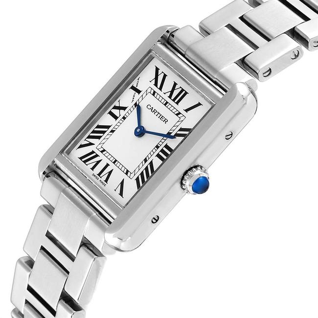 Cartier Silver Tank Solo Dial Small Steel Ladies W5200013 Watch Cartier Silver Tank Solo Dial Small Steel Ladies W5200013 Watch