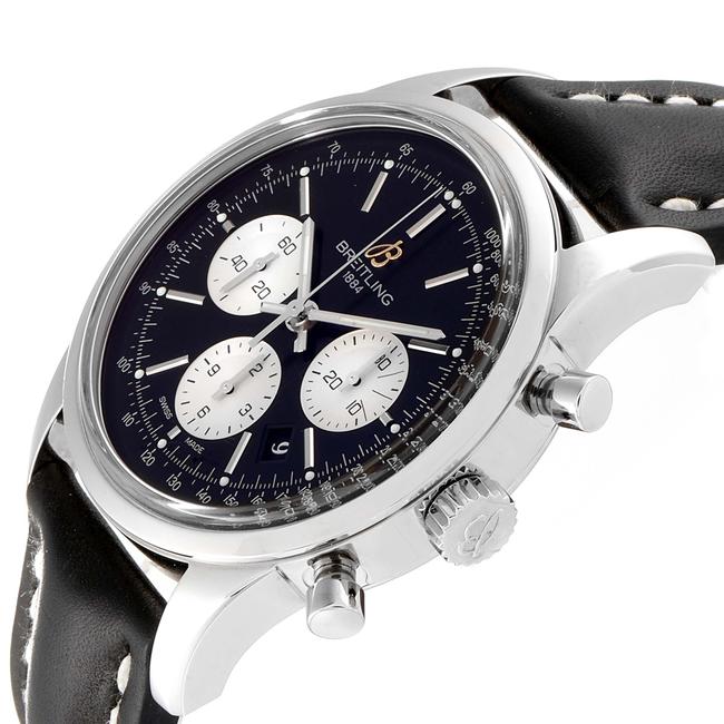 Breitling Black Box Transocean Chronograph Le Mens Ab0151 Papers Watch Breitling Black Box Transocean Chronograph Le Mens Ab0151 Papers Watch