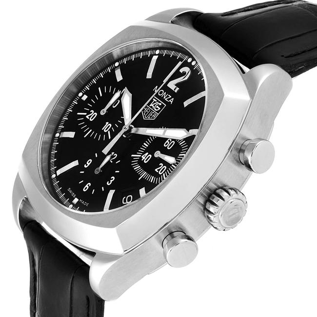 TAG Heuer Black Box Monza Dial Chronograph Steel Mens Cr2113 Watch TAG Heuer Black Box Monza Dial Chronograph Steel Mens Cr2113 Watch