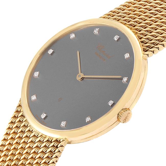 Chopard Grey Classique 18k Yellow Gold Quartz Mens 1091 Watch Chopard Grey Classique 18k Yellow Gold Quartz Mens 1091 Watch