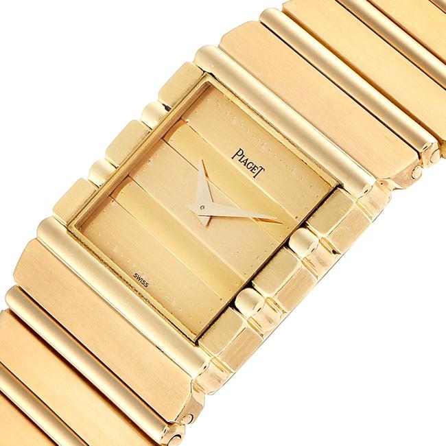 Piaget Champagne Polo 18k Yellow Gold Mens 7131 Watch Piaget Champagne Polo 18k Yellow Gold Mens 7131 Watch