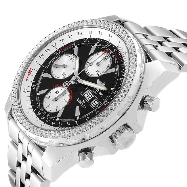 Breitling Black Bentley Motors Gt Dial Steel Mens A13362 Watch Breitling Black Bentley Motors Gt Dial Steel Mens A13362 Watch