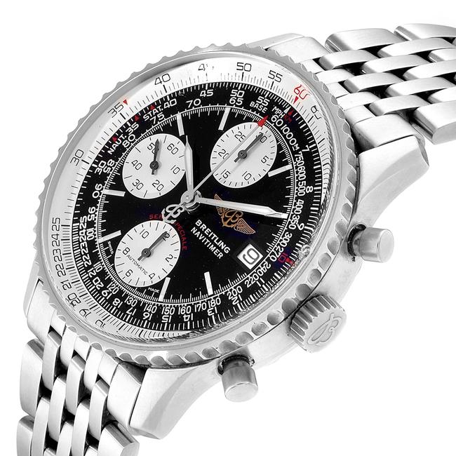 Breitling Black Navitimer Fighter Chronograph Steel Mens A13330 Watch Breitling Black Navitimer Fighter Chronograph Steel Mens A13330 Watch