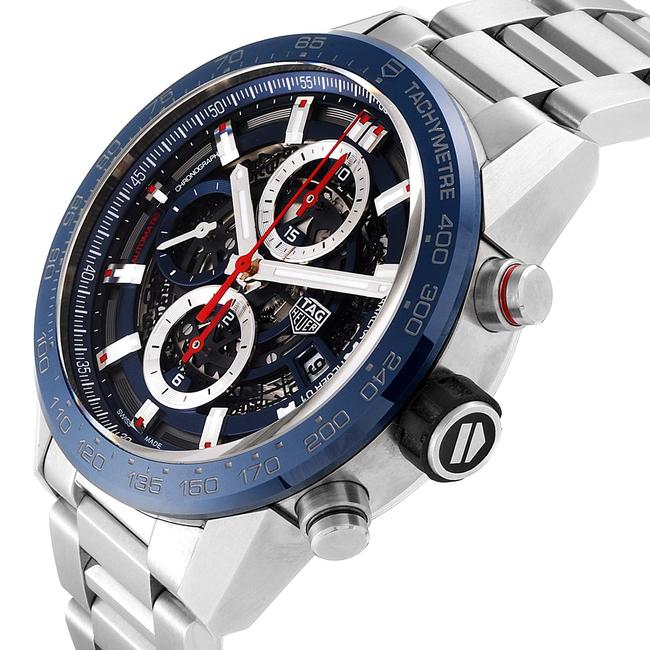 TAG Heuer Blue Skeleton Box Carrera Dial Chronograph Car201t Watch TAG Heuer Blue Skeleton Box Carrera Dial Chronograph Car201t Watch