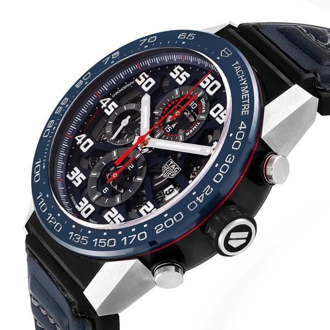 TAG Heuer Blue Skeleton Box Carrera Red Bull Racing Steel Pvd Mens Car2a1n Watch TAG Heuer Blue Skeleton Box Carrera Red Bull Racing Steel Pvd Mens Car2a1n Watch
