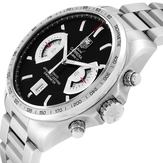 TAG Heuer Black Grand Carrera Dial Mens Cav511a Watch TAG Heuer Black Grand Carrera Dial Mens Cav511a Watch
