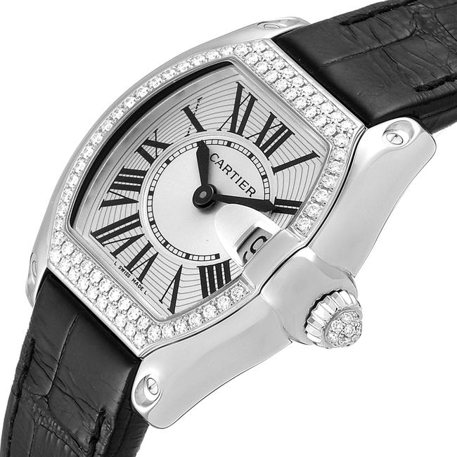 Cartier Silver Roadster 18k White Gold Diamond Ladies We500260 Watch Cartier Silver Roadster 18k White Gold Diamond Ladies We500260 Watch