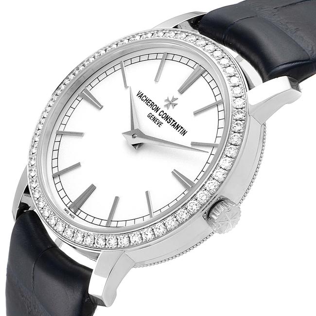 Vacheron Constantin Silver Traditionnelle White Gold Diamond Ladies Watch Vacheron Constantin Silver Traditionnelle White Gold Diamond Ladies Watch