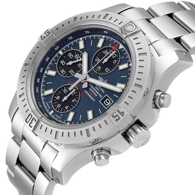 Breitling Blue Colt Dial Chronograph Steel Mens A13388 Watch Breitling Blue Colt Dial Chronograph Steel Mens A13388 Watch
