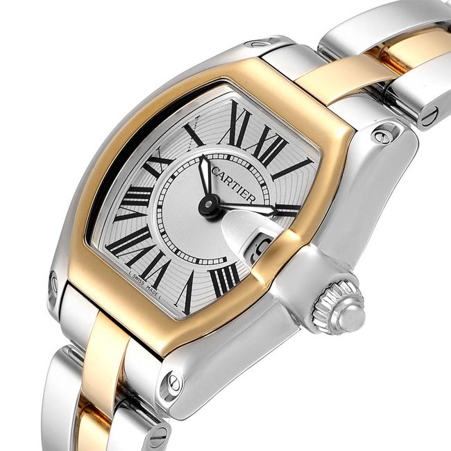 Cartier Silver Roadster Dial Steel Yellow Gold Ladies W62026y4 Watch Cartier Silver Roadster Dial Steel Yellow Gold Ladies W62026y4 Watch