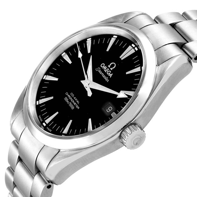 Omega Black Seamaster Aqua Terra Dial Steel Mens 2503.50.00 Card Watch Omega Black Seamaster Aqua Terra Dial Steel Mens 2503.50.00 Card Watch