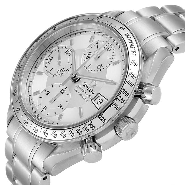 Omega Silver Speedmaster Date Dial Steel Mens 3513.30. Watch Omega Silver Speedmaster Date Dial Steel Mens 3513.30. Watch