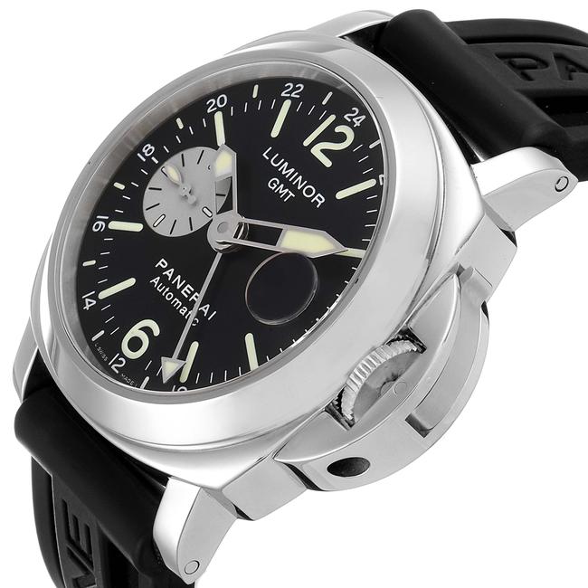 Panerai Black Luminor Gmt Steel Mens Pam00088 Watch Panerai Black Luminor Gmt Steel Mens Pam00088 Watch