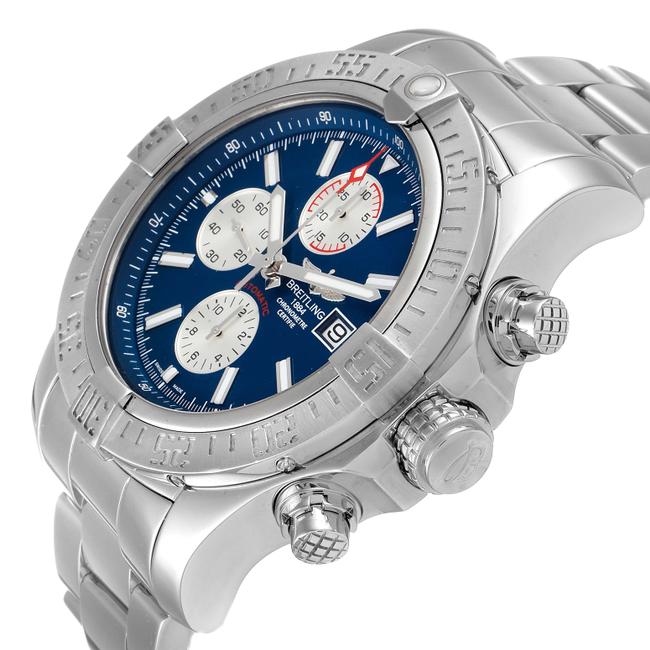 Breitling Blue Aeromarine Super Avenger Dial Steel Mens A13371 Watch Breitling Blue Aeromarine Super Avenger Dial Steel Mens A13371 Watch