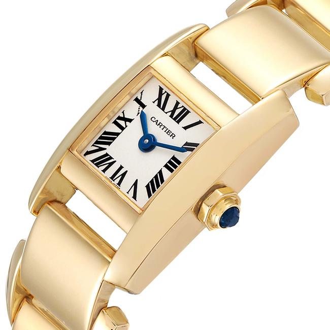 Cartier Silver Box Tankissime Small Yellow Gold Ladies W650048h Papers Watch Cartier Silver Box Tankissime Small Yellow Gold Ladies W650048h Papers Watch
