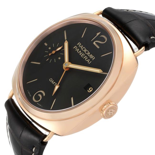 Panerai Brown Radiomir 3 Days 1940 Gmt 18k Rose Gold Mens Pam00421 Watch Panerai Brown Radiomir 3 Days 1940 Gmt 18k Rose Gold Mens Pam00421 Watch